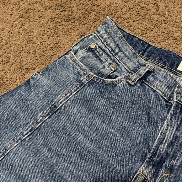 Kensie “The Jessica” High Rise Cropped Barrel Jean-Sz 4/27-Cotton Blend-EUC - Picture 4 of 10
